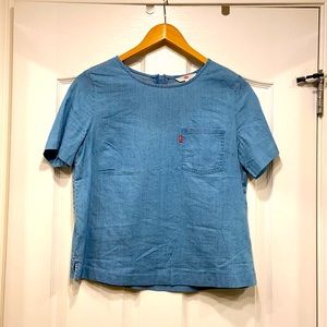 Levi’s denim top xs